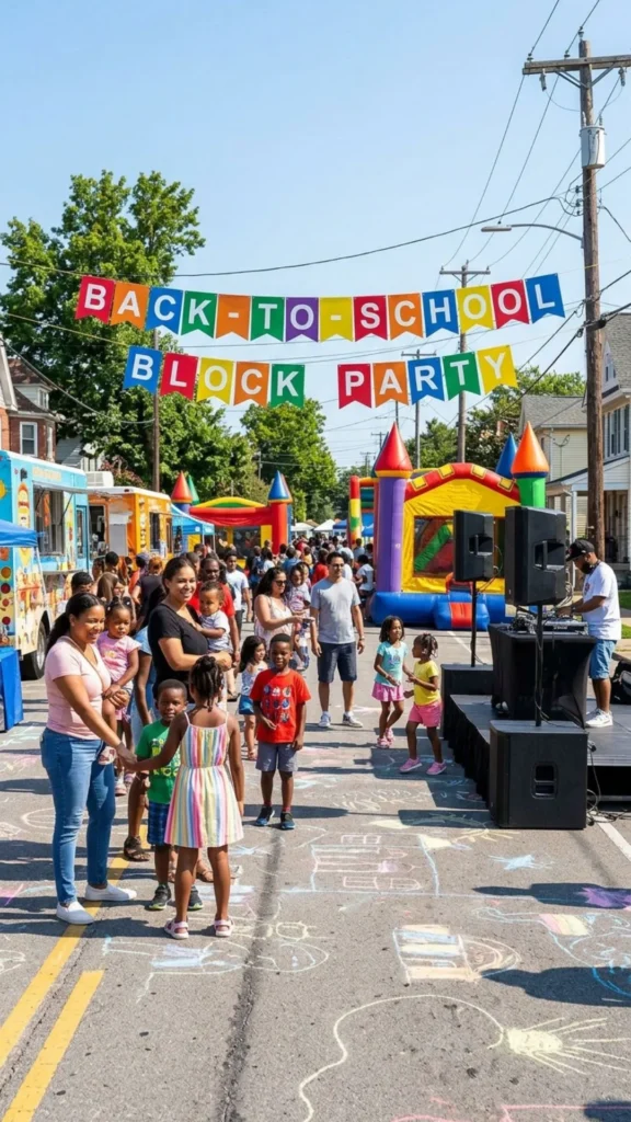 Fun Back-to-School Block Party Celebration