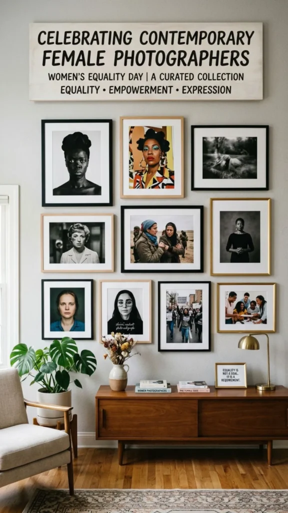 Photography collection showcasing contemporary female photographers and creative perspectives.