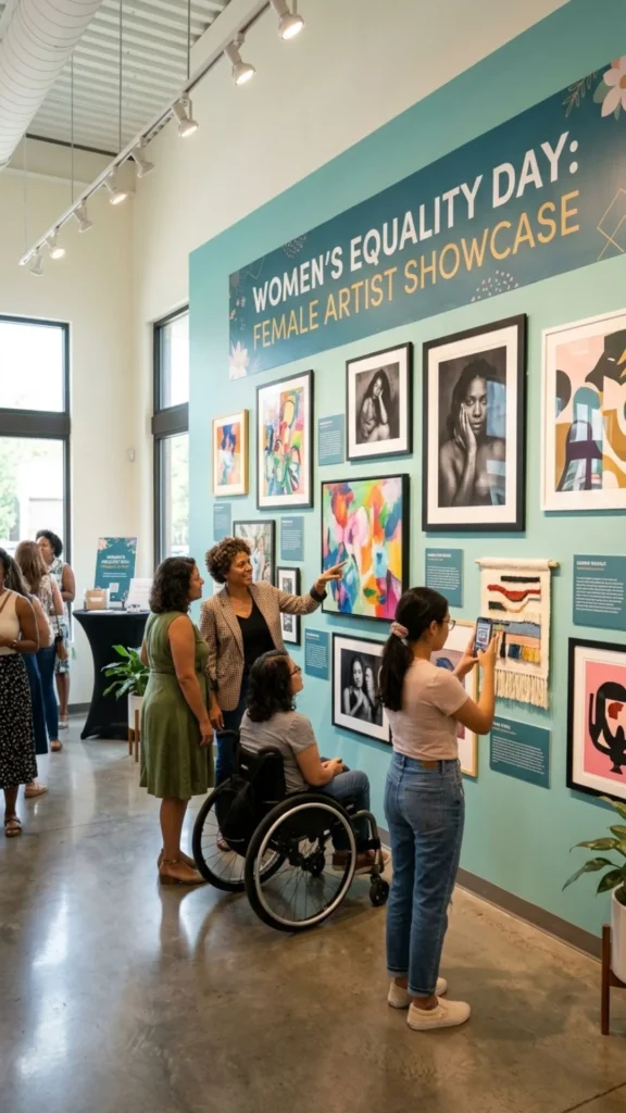 Female artist showcase celebrating creativity, talent, and women’s achievements.