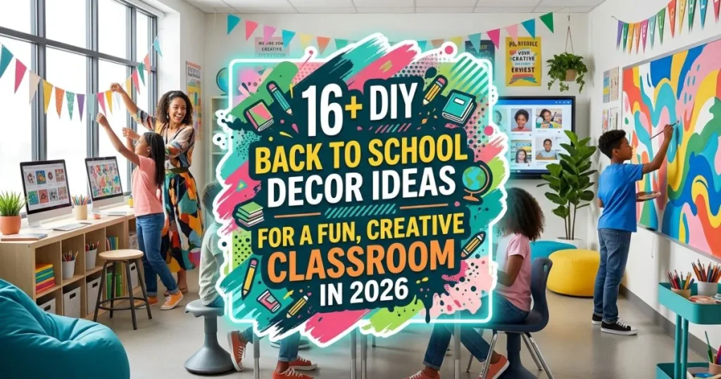 Colorful DIY classroom decor ideas for a creative back-to-school setup