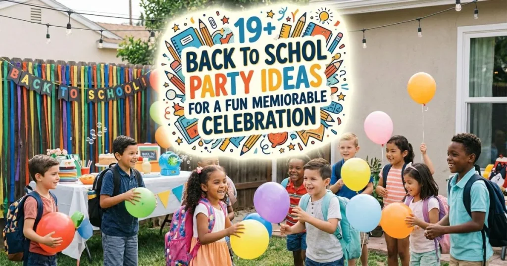 Colorful Back-to-School Party Ideas for Kids